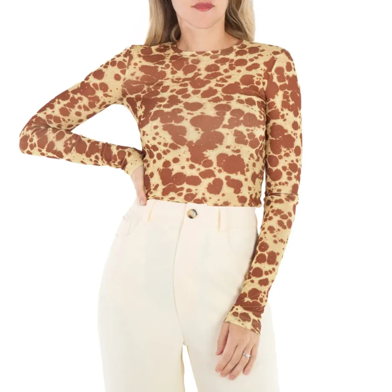 Nanushka Tie Dye Lymee Mesh-Jersey Top