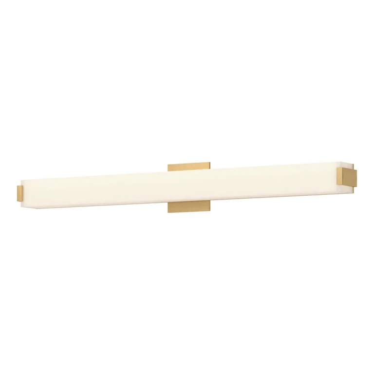 Brushed Gold LED Bathroom Vanity Light from the Latitude Collection