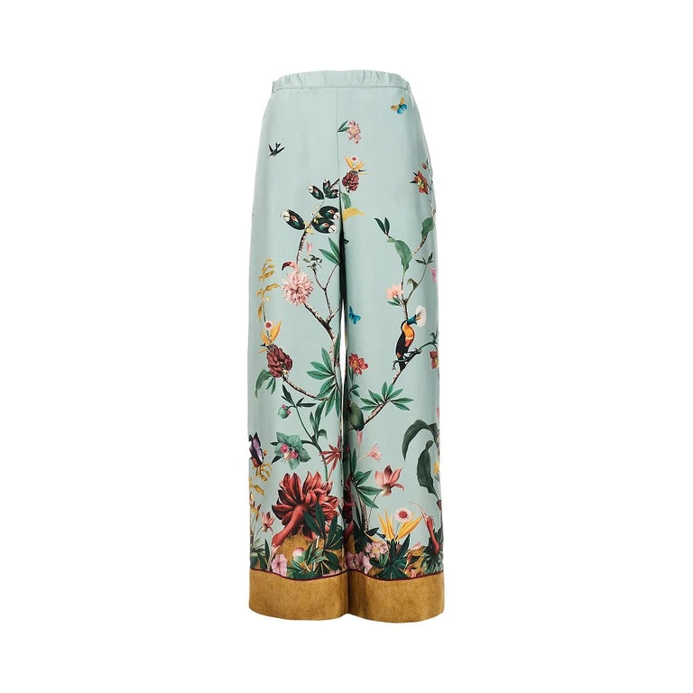 LA DOUBLE J Silk twill pyjama pants Woman S