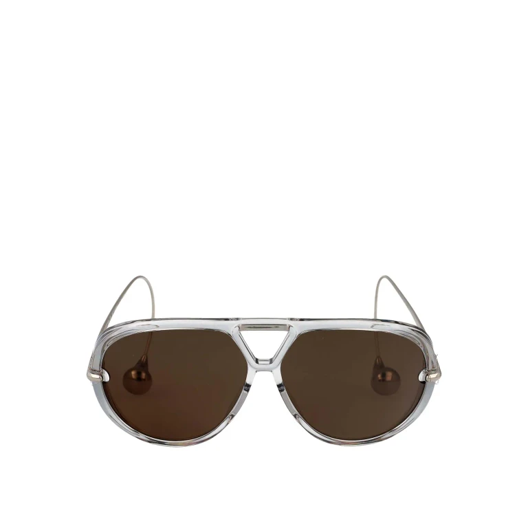 Bottega Veneta Lunettes De Soleil - Gris
