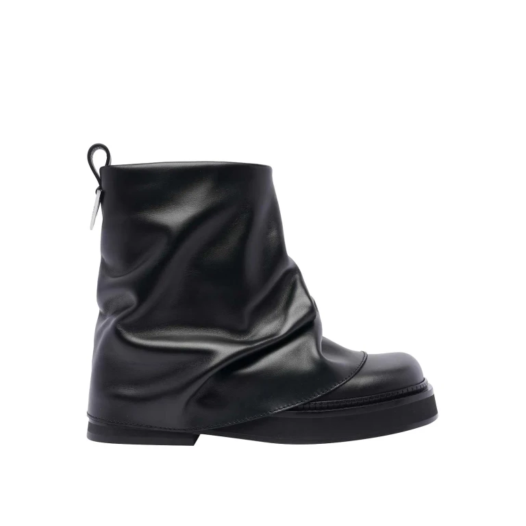 The Attico アンクルブーツ - ブラック