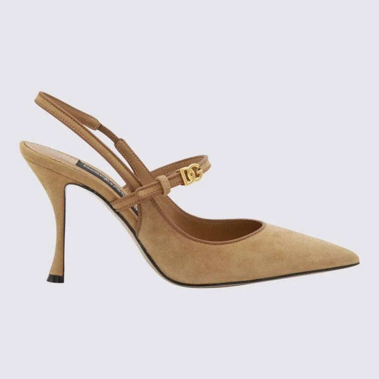 Alaia Beige Leather Pumps