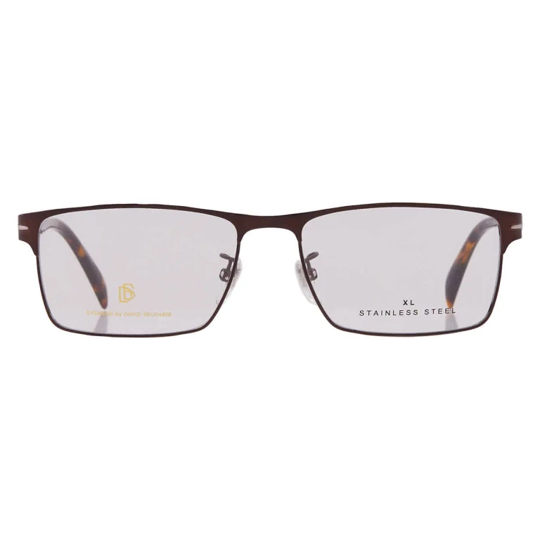 David Beckham Demo Rectangular Mens Eyeglasses DB 7015 0YZ4 58