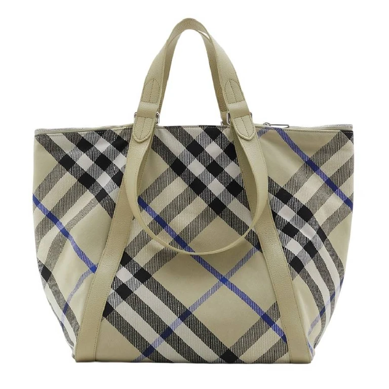Burberry Cotton Blend Festival Tote