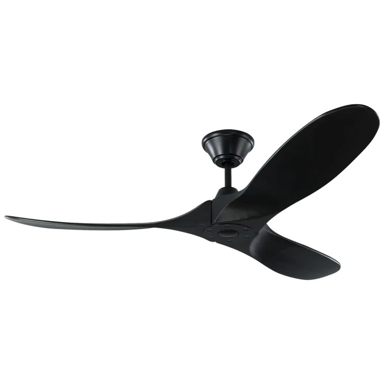 Matte Black 52"Ceiling Fan from the Maverick Collection