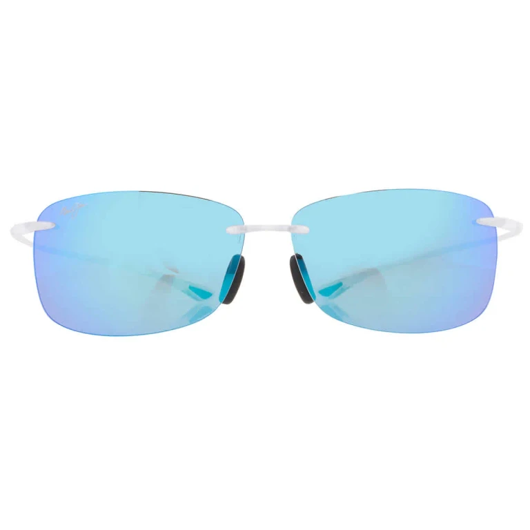Maui Jim 'Akau Blue Hawaii Rectangular Unisex Sunglasses B442-05CM 62