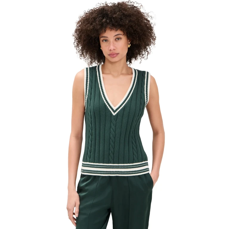 The Upside Santa Fe Julia Vest Green XL