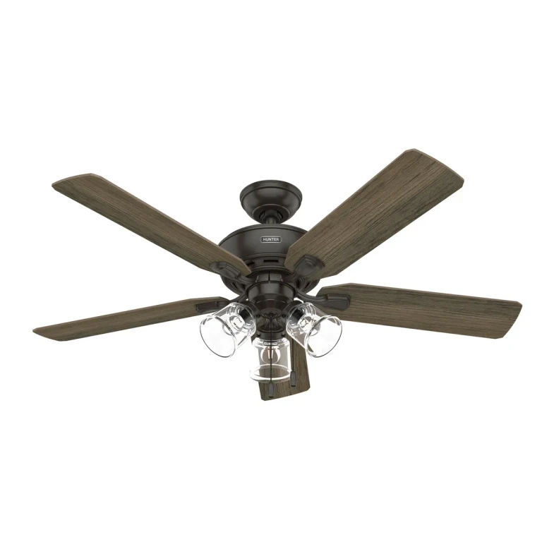 Noble Bronze 52"Ceiling Fan from the Rosner Collection