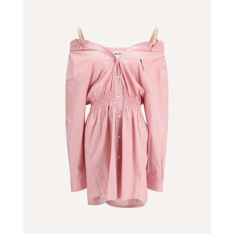 Miu Miu Kurzgestreiftes Kleid Damen Größe 40