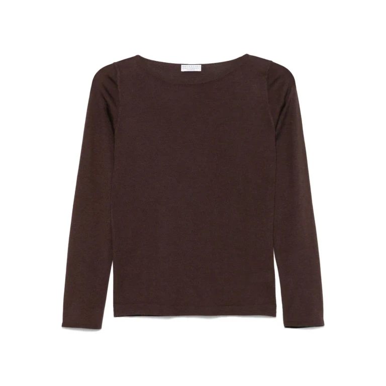 Cashmere Boat-neck Sweater