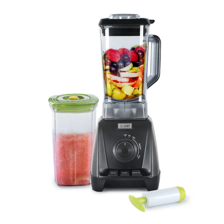 Commercial Chef High Power Blender - Black