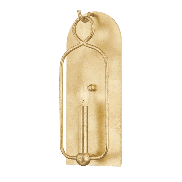 Mitzi Mallory Wall Sconce in Gold Leaf