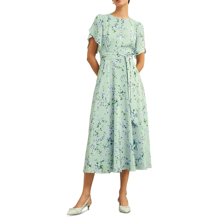Hobbs London Sophia Silk Dress