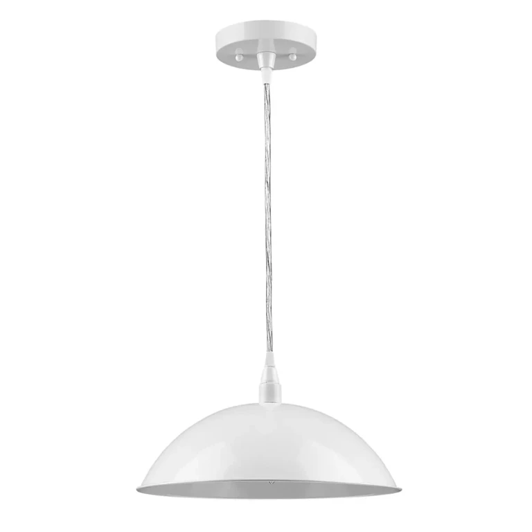 White One Light Pendant from the Layla Collection