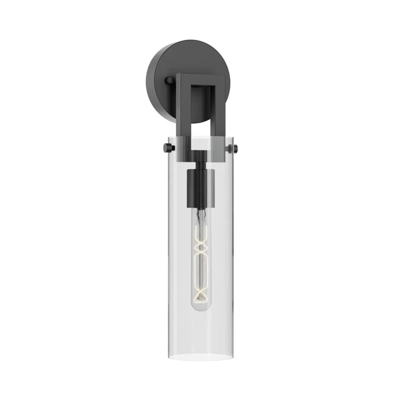 Black Wall Sconce from the Houston Collection