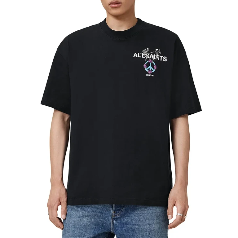 Allsaints Oversized Reincarnate Logo Graphic Tee
