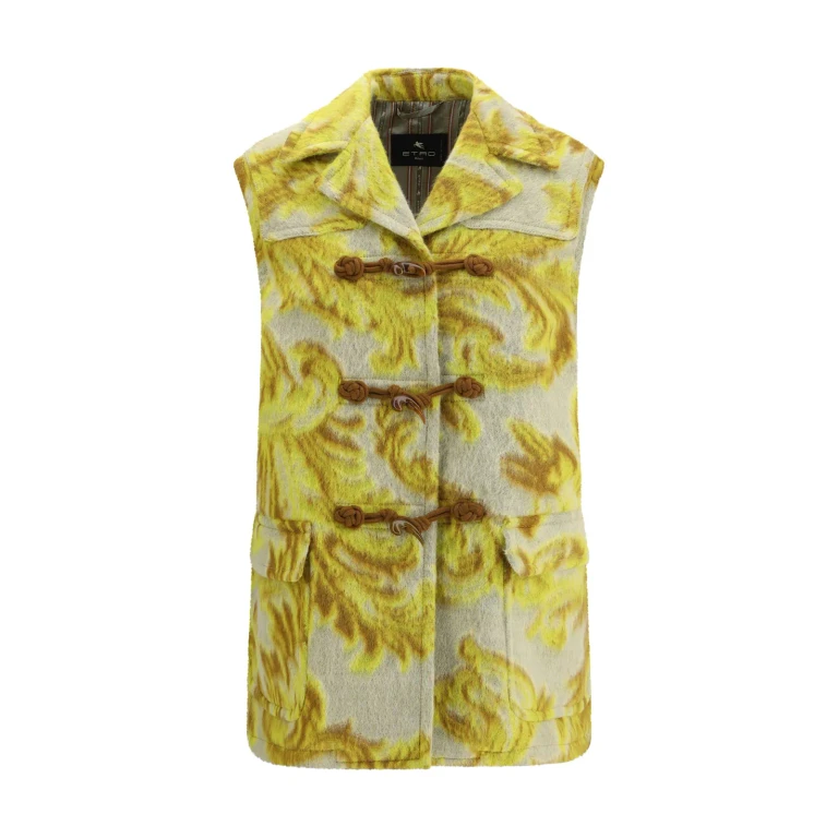 Etro Jacquard Wool-blend Vest