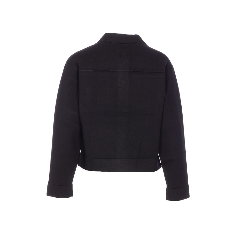 Max Mara Studio Jackets Black Viscose Polyester - Women