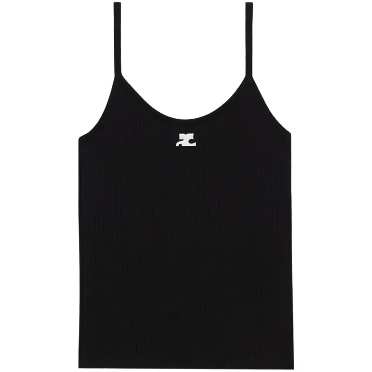 Courrèges Reedition Ribbed Tank Top