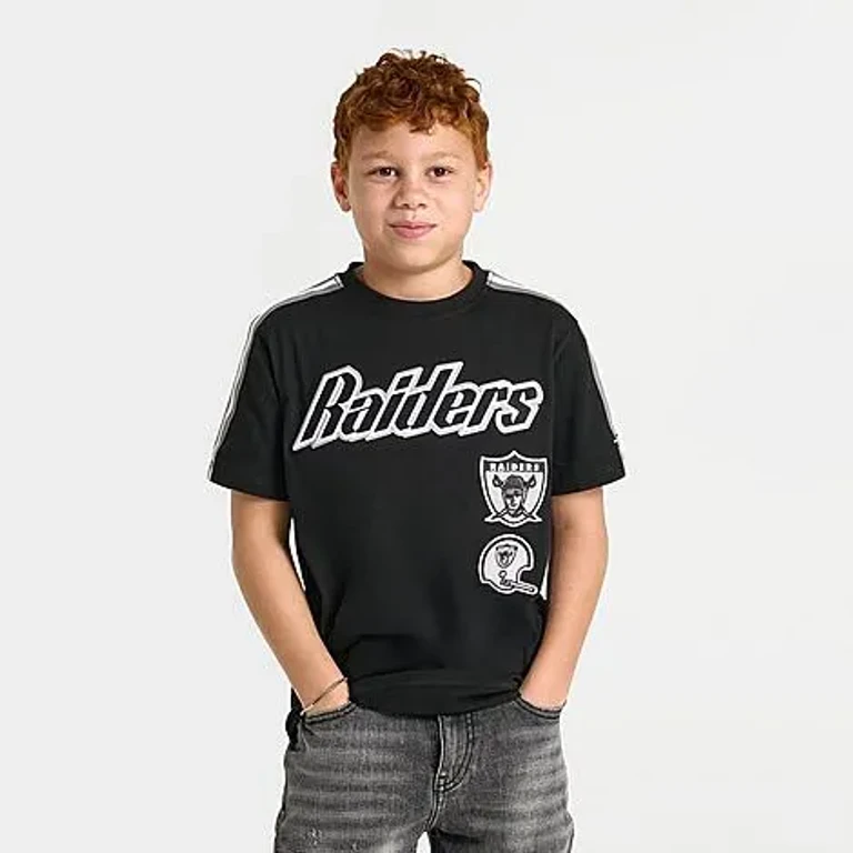 Pro Standard Big Kids Las Vegas Raiders NFL T-Shirt in Black Size: Small