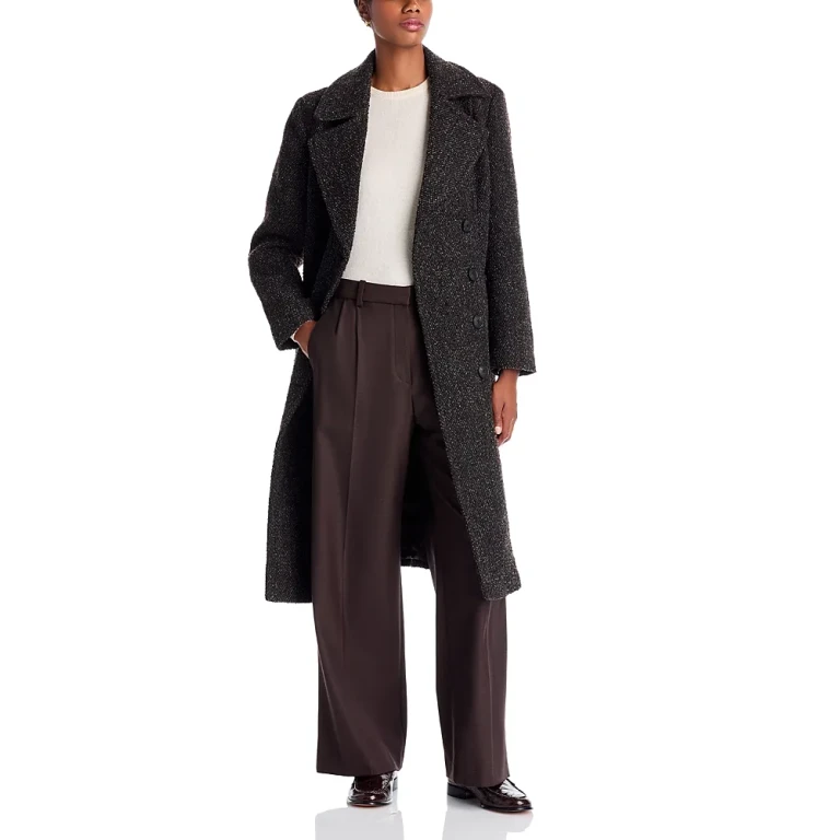 Belted Tweed Coat