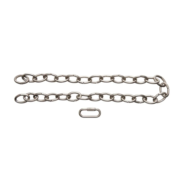 Heavy Gauge Chain in Brushed Nickel