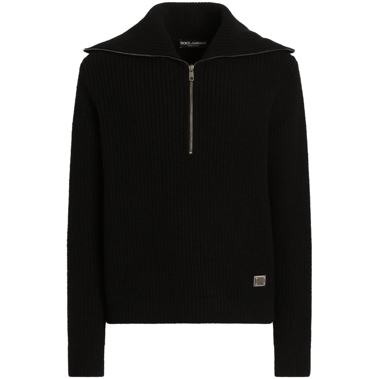 Dolce & Gabbana Pullover Black Maglia - Men