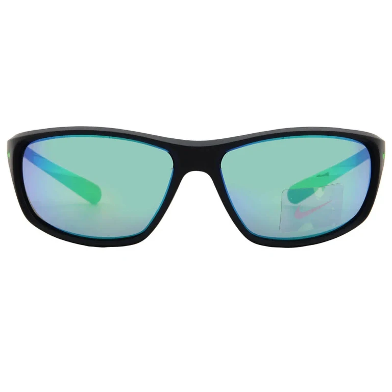 Nike Green Mirror Wrap Mens Sunglasses NIKE RABID FQ4765 003 63