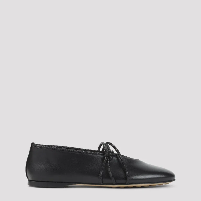 Bottega Veneta Rosa Ballerinas aus Lammleder