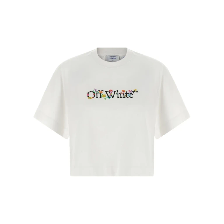 Off-White bookish Glowing Flower T-Shirt