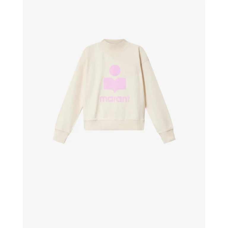 Sweat Shirt Moby - Femme - Écru-rose - Taille 34 - Marant Étoile