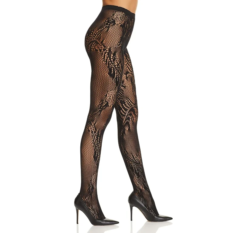 Natori Feather Lace Tights