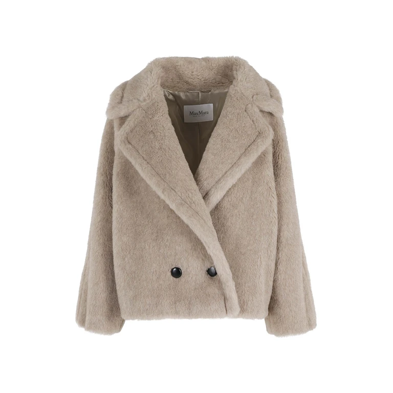 Max Mara Cambusa Nude & Neutrals Alpaca Cappotto - Women