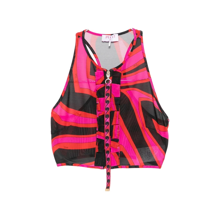 Pucci Zip-up Top
