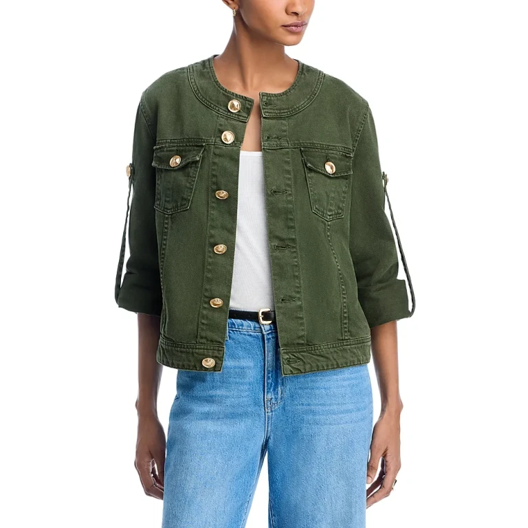 L'Agence Anouk Collarless Jacket