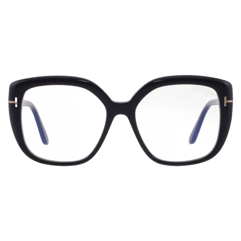 Tom Ford Blue Light Block Butterfly Ladies Eyeglasses FT6043-B 001 53