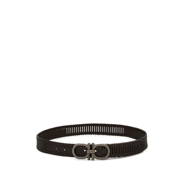 Cinturón reversible y ajustable Gancini para hombre Ferragamo 110