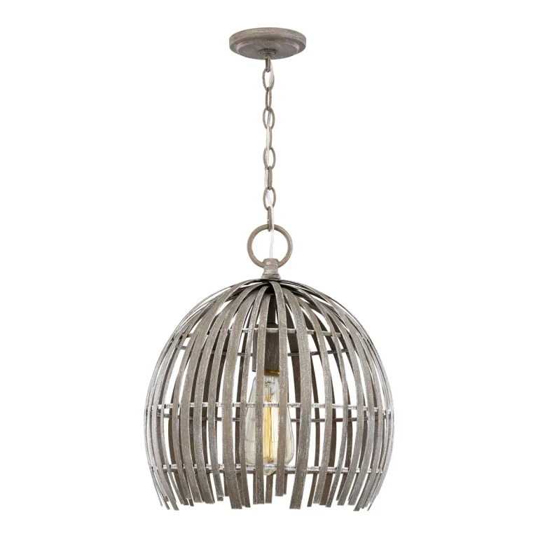 Hanalei Pendant Light in Washed Pine