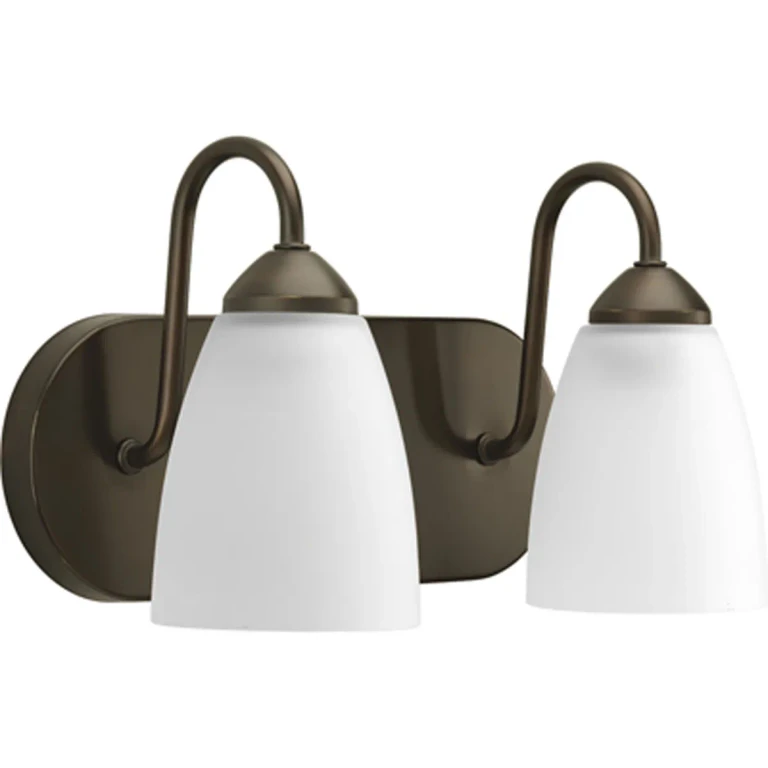 Antique Bronze Two Light Bath from the Gather Collection