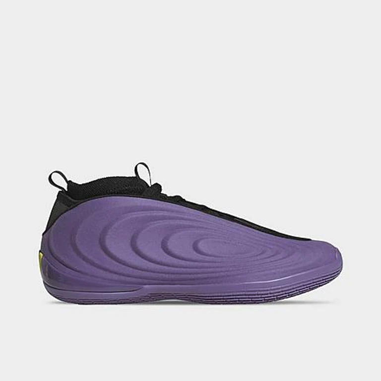 adidas Men's Harden Vol. 10 Basketball Shoes in Tech Purple/Black/Lucid Lemon Size: 6.5