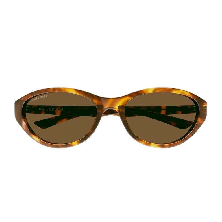 Balenciaga BB0404SK Neo Linea Everyday 002 Havana Brown Acetate Occhiali Da Sole - Women