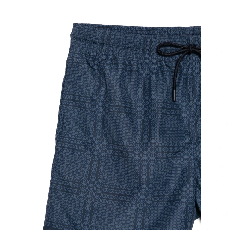 Gucci Sea clothing Blue Elastane Polyester Polyamide - Men