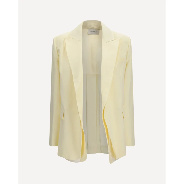 MAX MARA SPORTMAX Double-collar Blazer in viscose blend Female 40