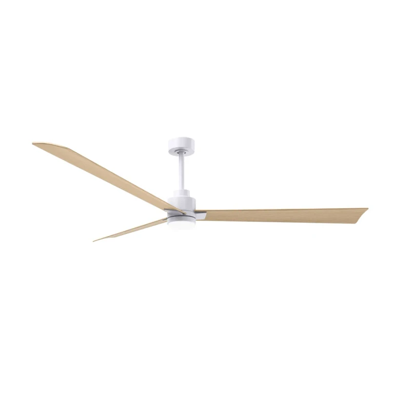Matte White 72" Ceiling Fan from the Alessandra - LK Collection