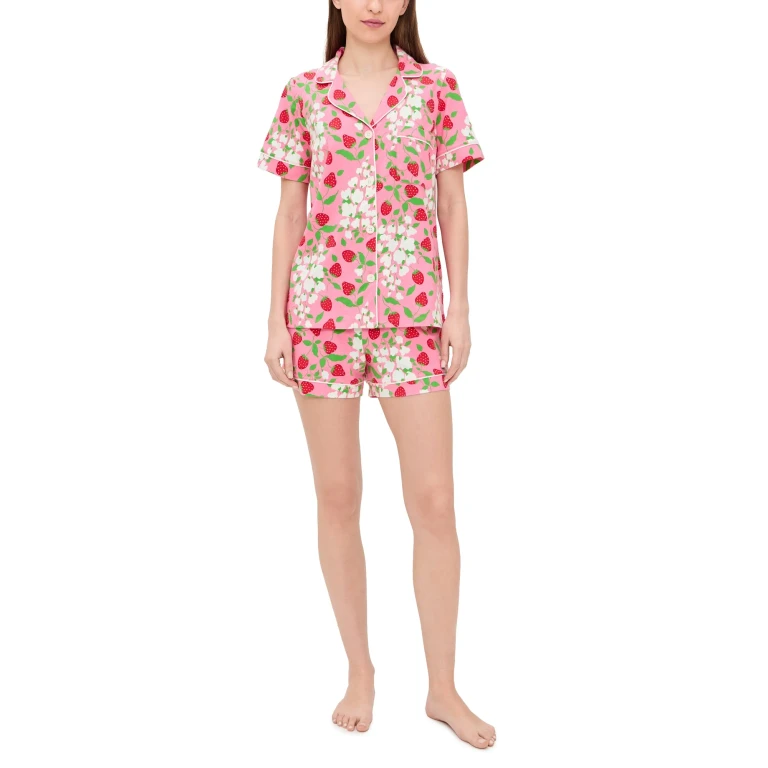 BedHead PJs Short Sleeve Short Pajama Set Fashion Week L