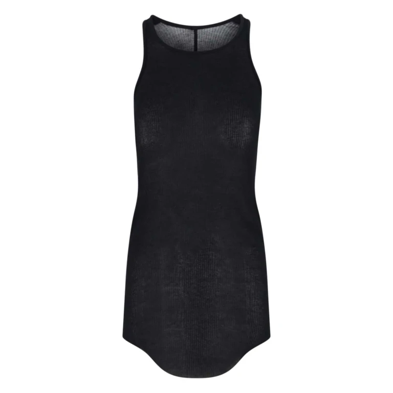 Rick Owens Viscose And Silk Tank Top