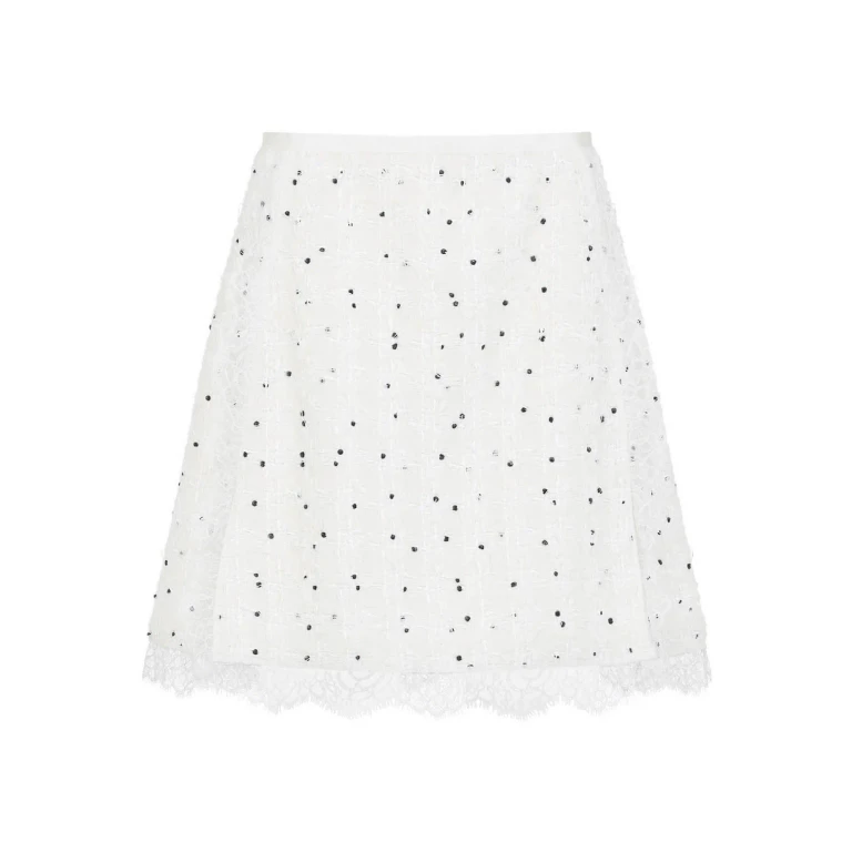 Giambattista Valli Mini Jupe - Blanc