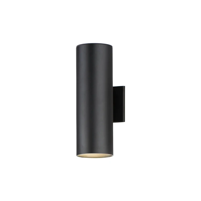 Black LED Outdoor Wall Sconce from the Outpost Collection