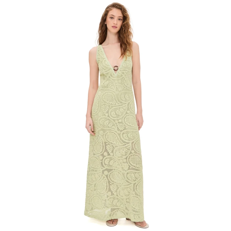 Sabina Musayev Hannah Dress Light Matcha S