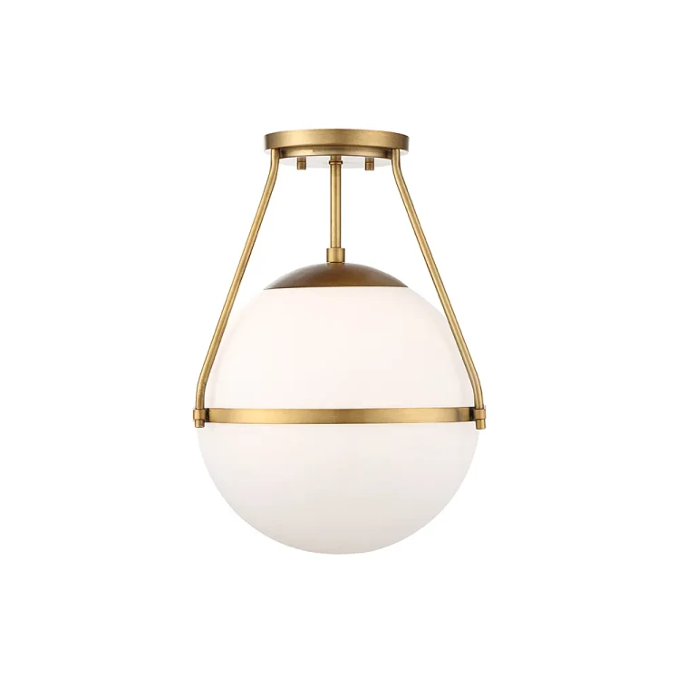 Trade Winds Hammond Ceiling Light in Natural Brass - TW80059-NB